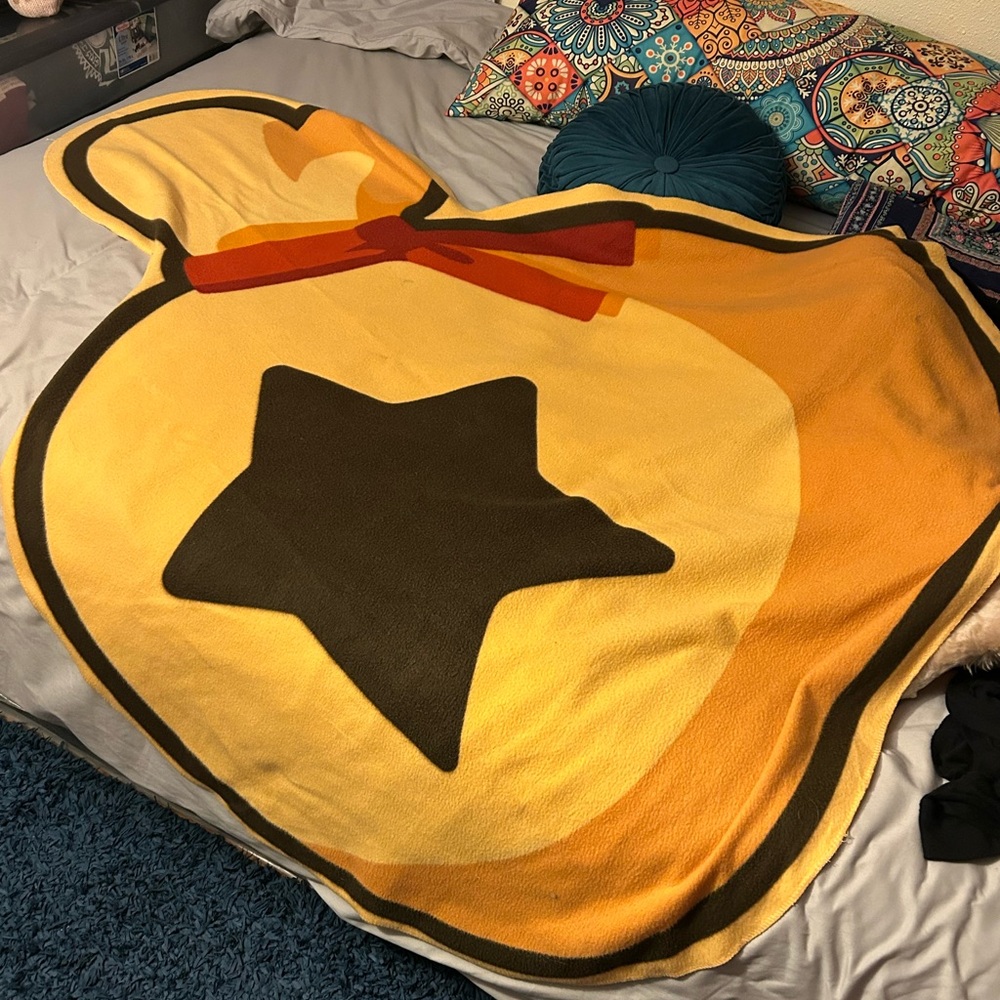 Animal Crossing Throw Blanket of Bell Bag